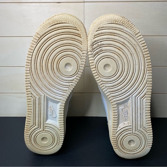 Vintage Nike Air Force 1 White Mid Women's Size 8 Shoes 6.5Y AF1 82 314195-113 - Picture 9 of 12